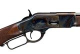 WINCHESTER Model 1873 Deluxe Color Case, Grade V/VI Walnut,1/2 Octagon 24