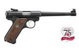 RUGER MKIV .22LR Pistol, 75th Anniversary 6 7/8" Barrel - 1 of 1