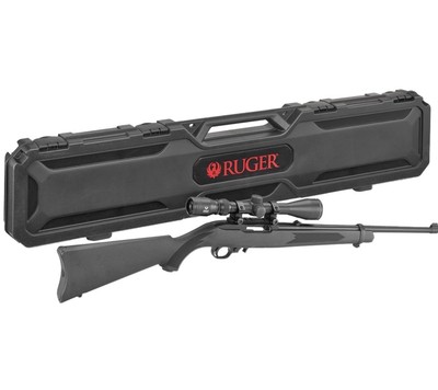 RUGER 10/22 18.5" Satin Black Finish Rimfire .22LR Rifle, Viridian Scope Package