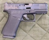GLOCK 43X MOS 9mm Striker Fired Pistol w/Box