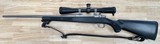 RUGER M77 Hawkeye .270Win, Stainless w/Synthetic Stock Bolt Action Rifle w/ Nikon Buckmaster's Scope - Image 2 of 2