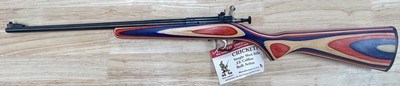 KEYSTONE Cricket Single Shot Stainless Rifle .22LR, Red/White/Blue Laminate Stock - Image 2 of 3