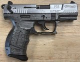 WALTHER P22 .22lr Semi Auto Pistol, Brushed Chrome Slide - Image 1 of 3