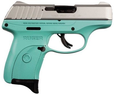 RUGER EC9S Turqoise Frame/Silver Slide 9mm Pistol - Image 1 of 1