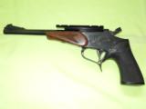Thompson Center Contender Pistol in .222 Rem Octagonal Barrel Honed Action - 1 of 2