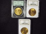 Cowboy $20 GOLD PIECES...GRADED and UNCIRCULATED 6 Total...LAYAWAY? - 5 of 6