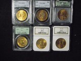 Cowboy $20 GOLD PIECES...GRADED and UNCIRCULATED 6 Total...LAYAWAY? - 1 of 6