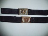 2 NCO Civil War Belts with... EAGLE Buckles.....LAYAWAY? - 1 of 6