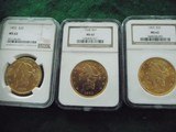 COWBOY GOLD!...5 $20 Gold Pieces...Will Sell Individually......LAYAWAY? - 5 of 6