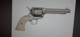 Colt Single Action Army with Original Box ... .44 Special Nickel Plated & Ivory Grips....CCR Needed...LAYAWAY? - 1 of 8