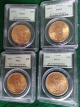 $20 Gold Coins...PCGS & NGC GRADED MS 62...BUY 1 or ALL ...... LAYAWAY? - 4 of 5