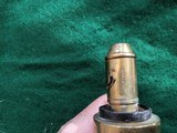 G & JW Hawklsley Brass/Copper Flask + Brass Barrel Flint Boot Pistol - 7 of 10