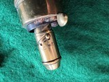 G & JW Hawklsley Brass/Copper Flask + Brass Barrel Flint Boot Pistol - 6 of 10