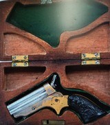 C. Sharps Model 1A Pepperbox Pistol with Case...(NICE) - 1 of 6