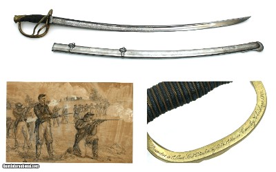 1st Maine Cavalry Saber with 