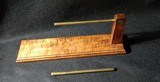 DISPLAY STAND...For your Antique Revolver or Pistol ... .36 cal and above...TIGER MAPLE SOLID WOOD! - 13 of 13