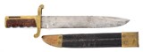 SCARCE Pattern 1861 DAHLGREN Civil War Bowie Knife Bayonet for the Plymouth Rifle - 2 of 9