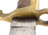 SCARCE Pattern 1861 DAHLGREN Civil War Bowie Knife Bayonet for the Plymouth Rifle - 6 of 9