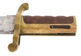 SCARCE Pattern 1861 DAHLGREN Civil War Bowie Knife Bayonet for the Plymouth Rifle - 3 of 9