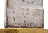 SCARCE Pattern 1861 DAHLGREN Civil War Bowie Knife Bayonet for the Plymouth Rifle - 9 of 9