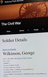 SHARPS NEW MODEL 1863 CARTRIDGE CONVERSION ...ID'd 6th Ill. Cavalry Geo, Wilkinson... LAYAWAY? - 6 of 9