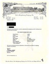 COLT BISLEY SA Revolver .... 38-405 1/2" bl..... WITH LETTER.....LAYAWAY/ - 6 of 6