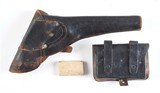 REMINGTON Civil War NMA... PERCUSSION REVOLVER + HOLSTER, + AMMO POUCH, and AMMO................. LAYAWAY? - 2 of 13