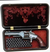 Fine Smith & Wesson No. 1 First Issue Third Type Revolver with Gutta Percha Case...RARE... LAYAWAY?