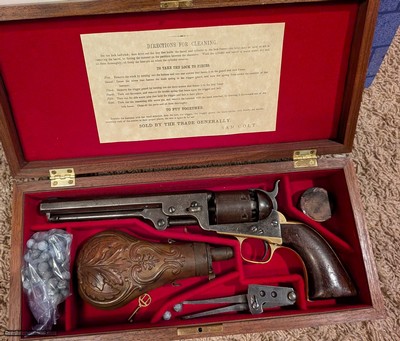 CASED m1851 Colt Navy with Colt Letter .... LAYAWAY?