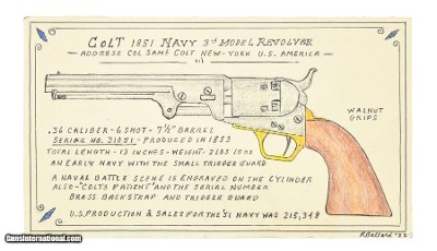 SCARCE TRANSITIONAL 3RD COLT 1851 NAVY REVOLVER ... Civil War ...LAYAWAY? - Image 7 of 15