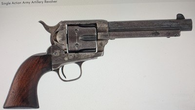 U.S. Marked Colt Single Action Army Artillery Revolver .... LAYAWAY?