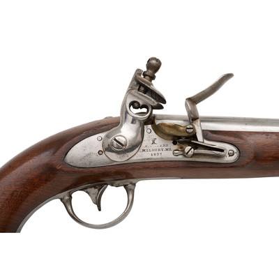 US Model 1836 Flintlock Pistol by Waters ... VERY FINE ... ORIGINAL FLINT...LAYAWAY? - Image 3 of 6