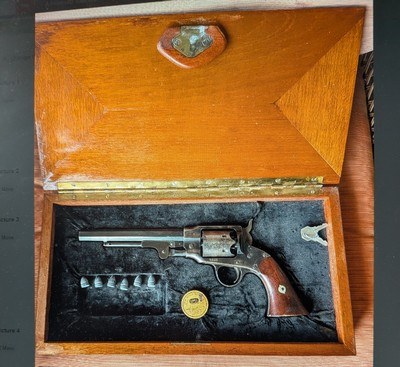 Mahogony Display Case for Rogers and Spencer Civil War Revolver - Image 1 of 8