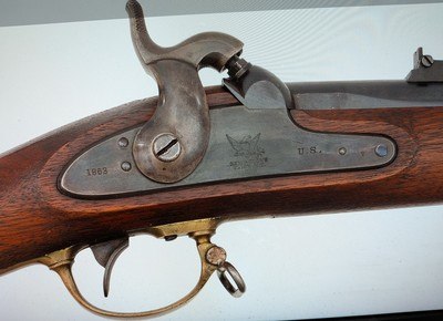 Remington Model 1863 Zouave Civil War Rifle....UNISSUED?.... LAYAWAY? - Image 3 of 11