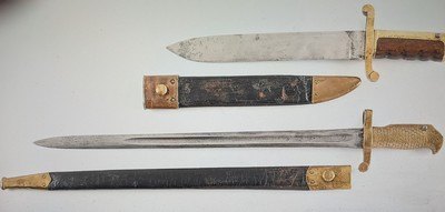 LOT OF 2: US CIVIL WAR Navy DAHLGREN BOWIE BAYONET & An 1870 ROLLING BLOCK BAYONET.... WILL SELL SEPERATELY - Image 9 of 9