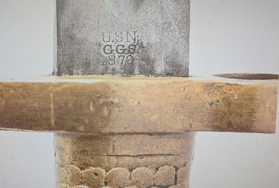 LOT OF 2: US CIVIL WAR Navy DAHLGREN BOWIE BAYONET & An 1870 ROLLING BLOCK BAYONET.... WILL SELL SEPERATELY - Image 5 of 9