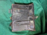 Authentic m1864 Civil War Cartridge box... VG with Tins - Image 6 of 6
