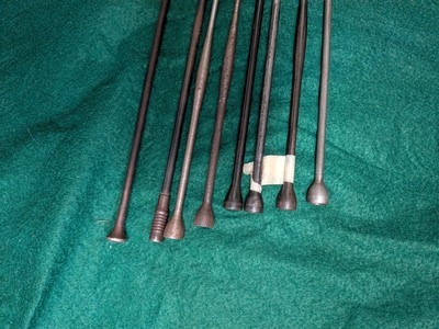 8 Civil War Ramrods... (1 Enfield and 1 Miss, Button Tip?)... ALL FOR 1 PRICE! - Image 1 of 3