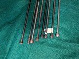 8 Civil War Ramrods... (1 Enfield and 1 Miss, Button Tip?)... ALL FOR 1 PRICE! - Image 1 of 3