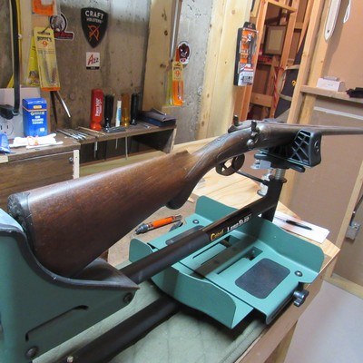 Stanely Arms double barrel percussion shotgun - Image 1 of 5
