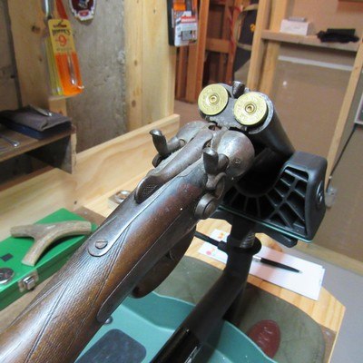 Stanely Arms double barrel percussion shotgun - Image 4 of 5