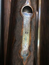 PARKER, CHE 12 Ga., No. 1 Frame, Bernard Steel Barrels, World's Fair Display Gun - 11 of 15