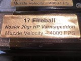 17 Fireball-17 Mach iV rifle ammo - 3 of 4