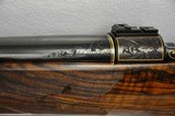 Custom Mauser 375 H&H Magnum 24” Ported Barrel AAA+ wood & engraving - 14 of 20