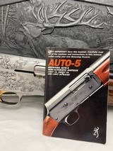 Browning A5 Light 20 GA Duck's Unlimited Unfired - 1 of 19