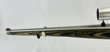 Ruger 10/22 Green Laminate Mannlicher Stock SS Barrel - 4 of 11