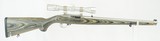 Ruger 10/22 International 22 LR Green Laminate Mannlicher w/ Bushnell 3-9x - 6 of 15