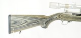 Ruger 10/22 International 22 LR Green Laminate Mannlicher w/ Bushnell 3-9x - 7 of 15