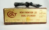 Colt New Frontier Buntline 7.5" Dual Cylinders 22/22Mag Mint - 12 of 17