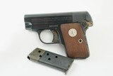 Colt 1908 25 Auto 2" Nice Condition Mfg. 1932